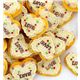 cute yellow heart cakes miniature deco kawaii 5 pcs
