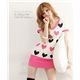 Hearts Long Shirt Dress Japan kawaii