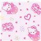 Pink Kawaii Fabric with Hello Kitty as an Angel 1m