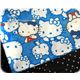 Hello Kitty Fabric blue-white Japan Sanrio half yard