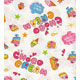 weisser kawaii Stoff mit Eiscreme Kuchen 1m
