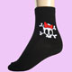black girly skull Socks