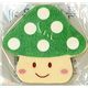green toadstool mushroom eraser glitter cute kawaii