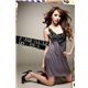 grey top shirt with embellishments Japan kawaii