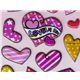 kawaii Sticker Glitzer Herzen Aufkleber