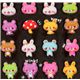 kawaii sponge sticker bunny and bear Japan