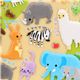 kawaii Schaumstoff Sticker Zootiere Japan
