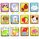 Tastatur Sticker kawaii Tiere Aufkleber