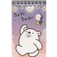s�sses kawaii Notizbuch Eisb�r mit Pinguin