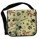 beige Messenger Bag with skulls and murderer