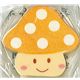 orange toadstool mushroom eraser glitter cute kawaii
