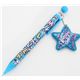 blauer Glitzer Bleistift kawaii Panda Stern