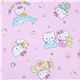 pink Hello Kitty fabric with dolphin, babys & plane