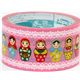 pink big Matryoshka Deco Tape Russian doll