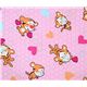 pink big tiger fabric hearts circles kawaii