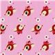 pink deer Kokka oxford cloth fabric kawaii Japan