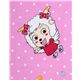 rosa Sch�fchen Stoff mit Punkten Japan 0,5m