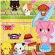 Spielplatz Tiere Schaumstoff Sticker Japan kawaii