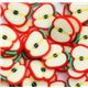 s�sse kawaii Miniatur Apfel Ton Scheiben DIY 10 St�ck