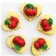cute cherry cookie kawaii miniature deco 5 pieces