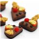s�sse kawaii mini Schokolade Kuchen Ton Deko 5 St�ck
