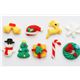 s�sse kawaii Weihnachten Ton mini Deko 5 St�ck
