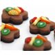 s�sse kawaii Miniatur Frucht Kekse Ton Deko 5 St�ck