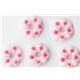 s�sse kawaii pinke Miniatur Donut Ton Deko 5 St�ck