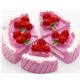 s�sse lila Kuchenst�cke kawaii Miniatur Deko 5 St�ck