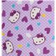 violetter kawaii Stoff Hello Kitty K�pfen Punkte 0,5m