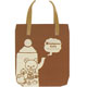 small brown San-X kawaii bag *Rilakkuma Cafe*