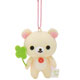 San-X kawaii Pl�sch-Anh�nger Korilakkuma Kleeblatt