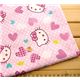 rosa Stoff mit Hello Kitty K�pfen kawaii 0,5m