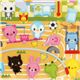 Schule Tiere Schaumstoff Sticker Japan kawaii