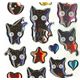 Emo Katzen Sticker Aufkleber Kitty