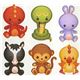 Chinesisches Horoskop Tiere Sticker Aufkleber