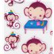 Kawaii Affen Sticker s�sse Aufkleber