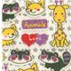 Tiere Schaumstoff Sticker Aufkleber kawaii