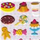 kawaii S�sswaren Sticker Aufkleber