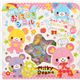 sticker sack colourful teddy bear Japan kawaii