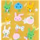 Kawaii Hasen Schaumstoff Sticker Pilze