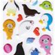 kawaii Sticker Antarktis Tiere Aufkleber