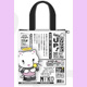 black-white small bag *Tenshi Neko Newspaper*