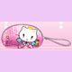pink cosmetic bag *Tenshi Neko princess with fairy*