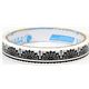 white Deco Scotch Tape black embellishments kawaii