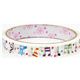 white Deco Scotch Tape colourful musical notes kawaii