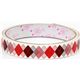 white Deco Scotch Tape red checkers