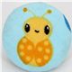 yellow ladybird button Robert Kaufman fabric button