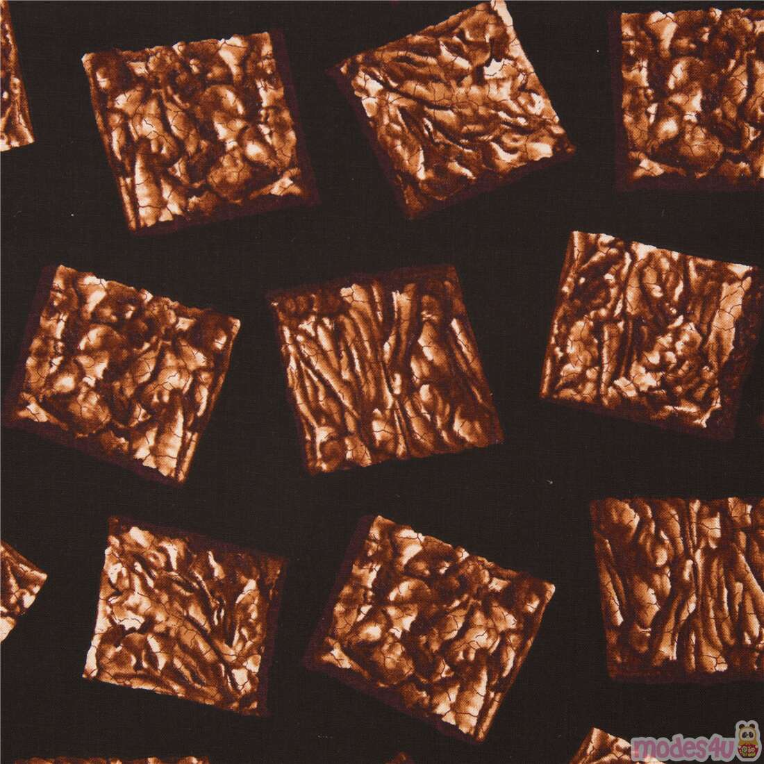 Chocolate Lover Brownies Dessert Fabric