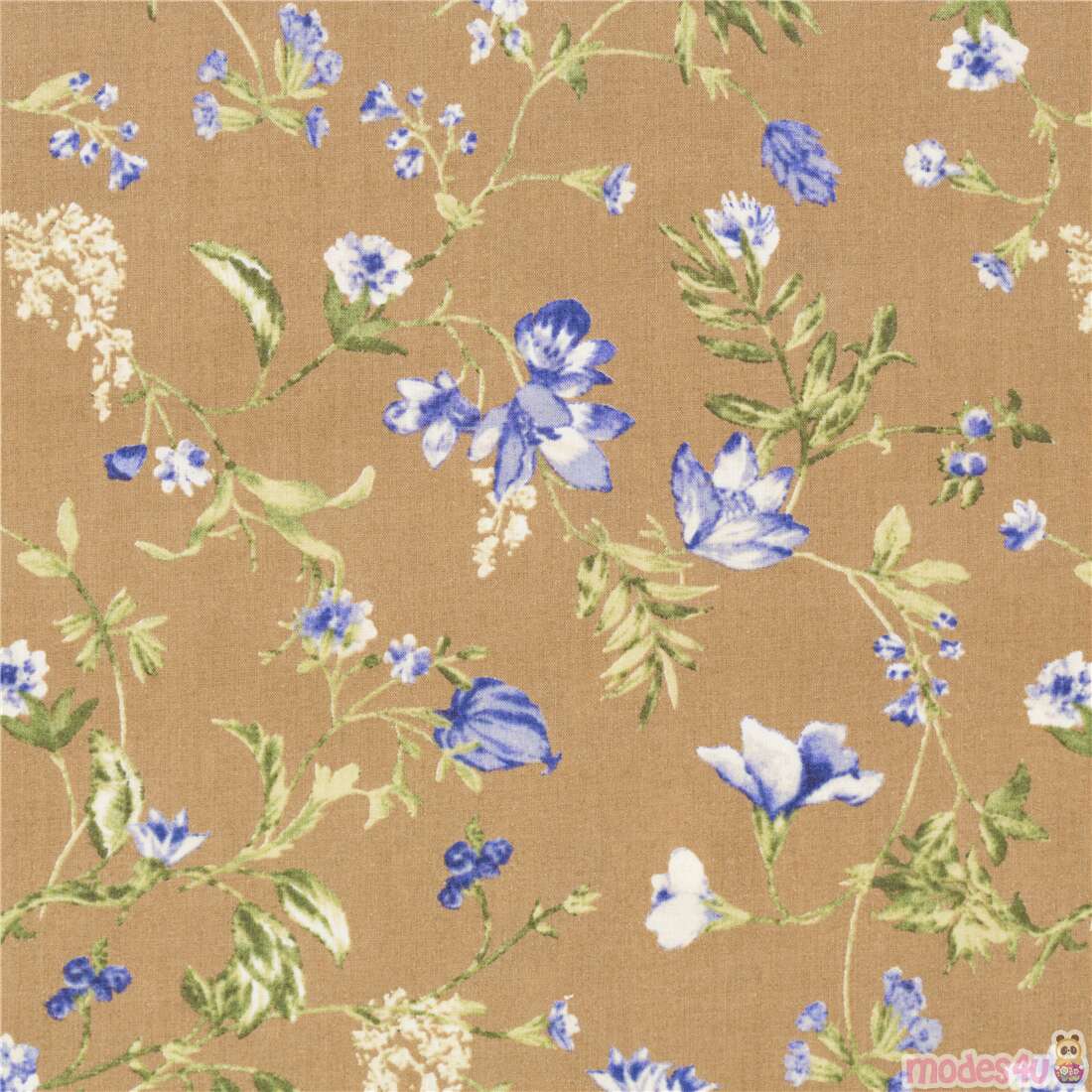 Delicate Loose Falling Florals Blousey Fabric